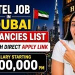 Dubai Hotel Jobs With Free Food and Accommodation – Complete Career Guide