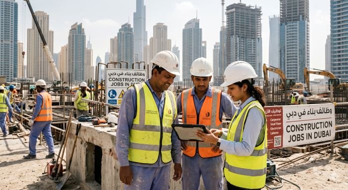 Construction Jobs in Dubai 2026 – Complete Career Guide for Engineers, Supervisors and Skilled Workers