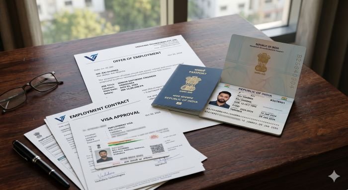UAE Visit Visa to Work Visa Process 2026 – Complete Guide for Job Seekers 3 Documents Required for UAE Employment